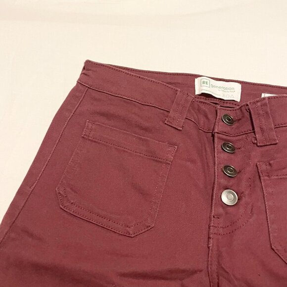 Celebrity Pink Flower Frayed Hem Flare Jeans Size 27 - Picture 5 of 14